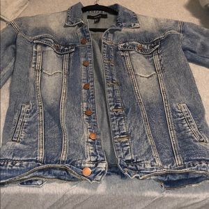Distressed Denim Jacket